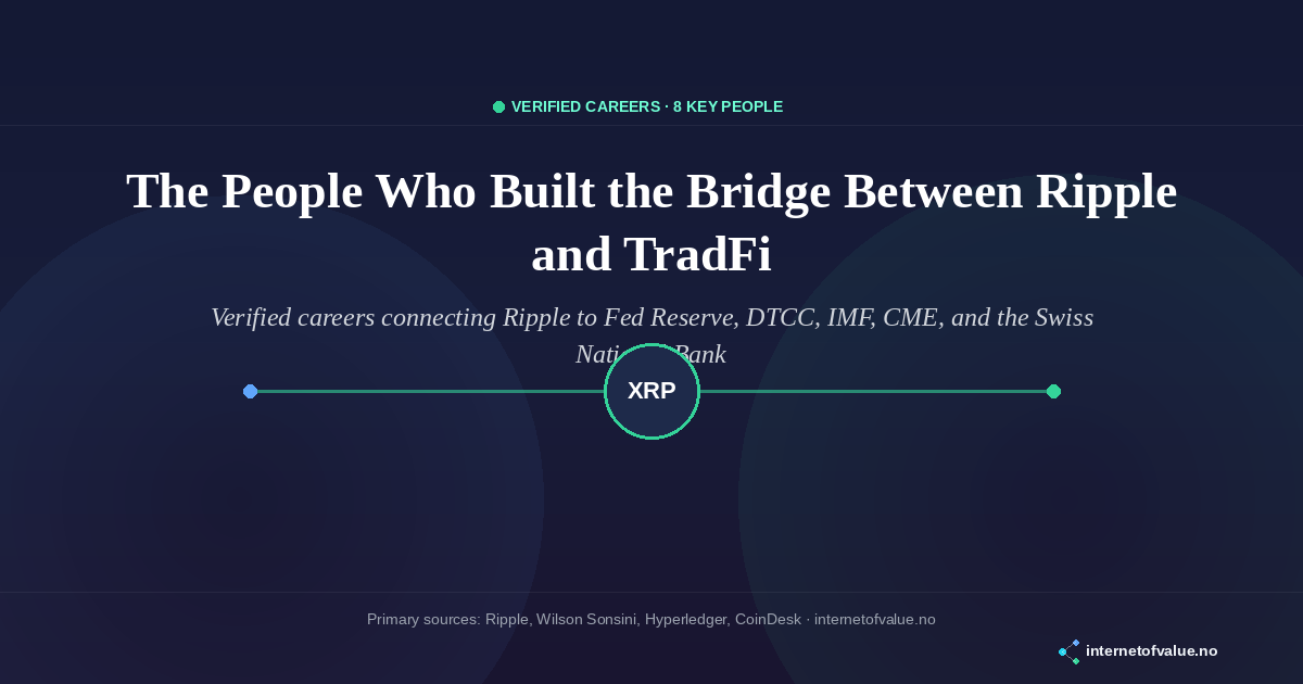 Key people connecting Ripple to TradFi institutions